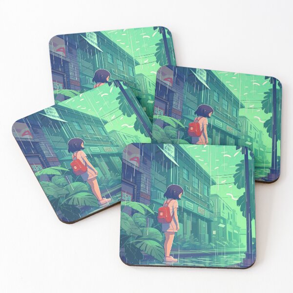 Item preview, Girl caught in the Rain designed and sold by Pedra Panda.