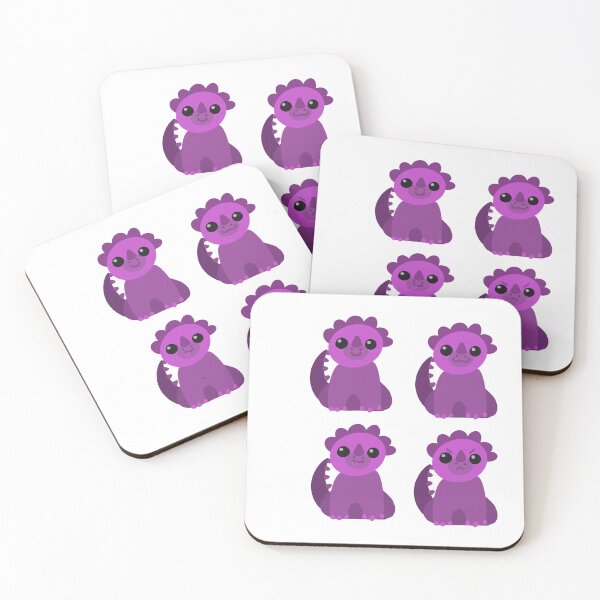 Item preview, Purple dinosaurs designed and sold by AlpacaSparkles.