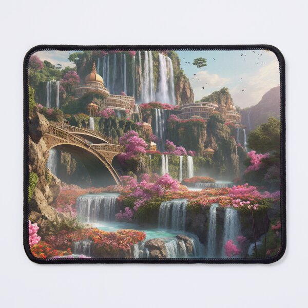 Item preview, 3d Cascading Waterfall with Bridges designed and sold by Serena789.
