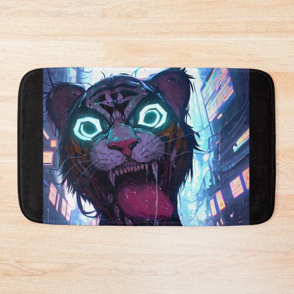 Item preview, Crazy Cyberpunk Tiger designed and sold by CritterCulture.