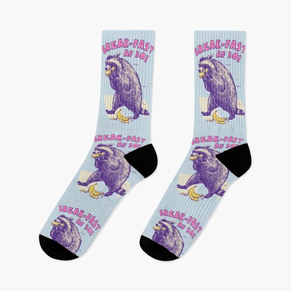Item preview, Raccoon MEME | I'm Fast As Fuck Boi | Fast AF Boy | Walking Raccoon Eating Toast designed and sold by Any Color Designs.