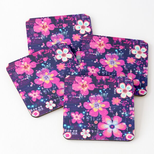 Item preview, Binary Blooms: Where Technology Meets Floral Elegance in a Creative Print designed and sold by centaurydesigns.