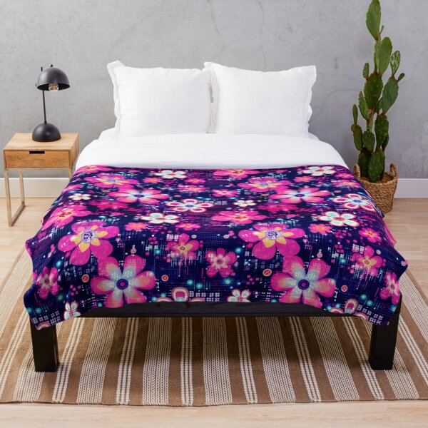 Artikelvorschau, Binary Blooms: Wo Technologie in einem kreativen Druck auf florale Eleganz trifft entworfen und verkauft von centaurydesigns.