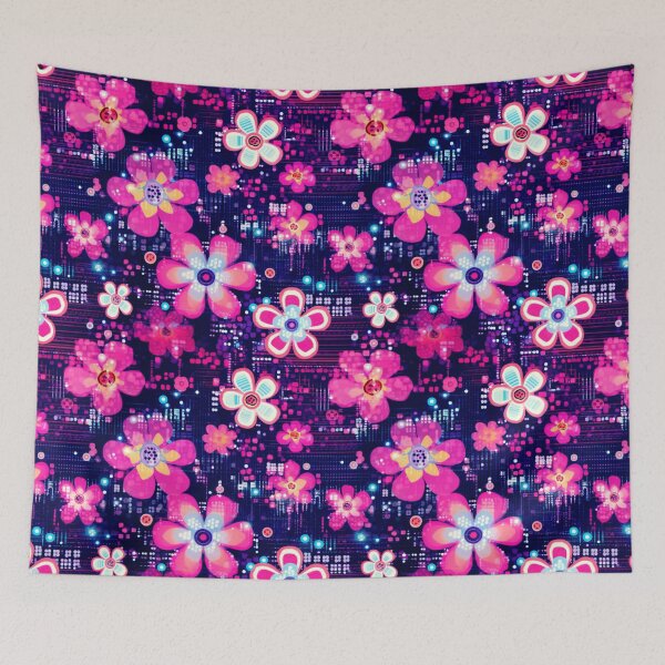 Item preview, Binary Blooms: Where Technology Meets Floral Elegance in a Creative Print designed and sold by centaurydesigns.