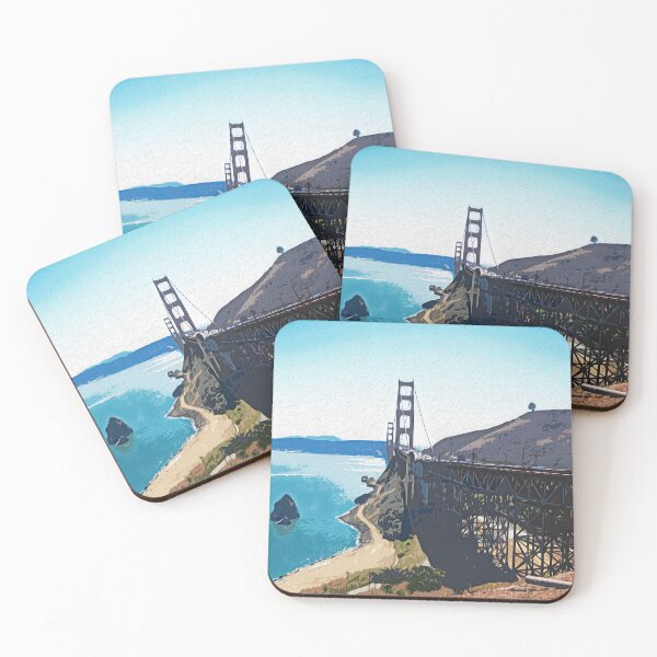 Item preview, THE GOLDEN GATE FROM SAUSALITO designed and sold by ArtbyRolleen.