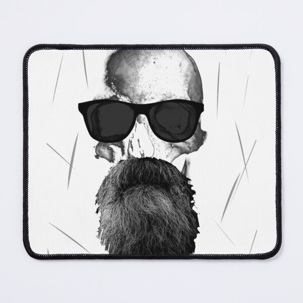 Item preview, skull with beard designed and sold by JokeWormstalDe.