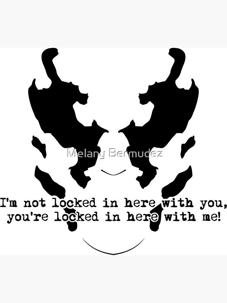 rorschach quote greeting card by melanyb3 redbubble redbubble