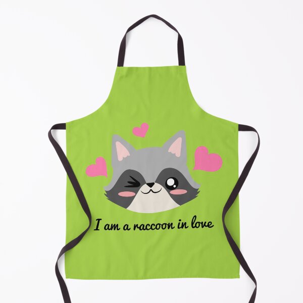 Item preview, cute raccoon in love designed and sold by yessebel.
