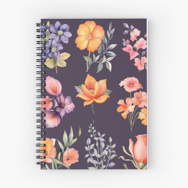 Item preview, Set of different watercolor flowers designed and sold by Leikadraws.