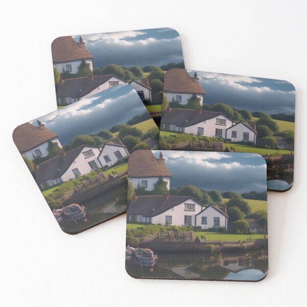 Item preview, Idyllic Lakeside Morning designed and sold by printyai.