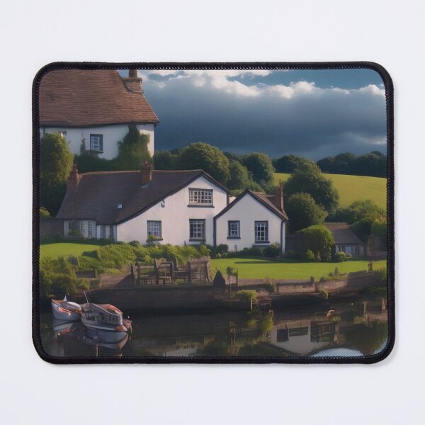 Item preview, Idyllic Lakeside Morning designed and sold by printyai.