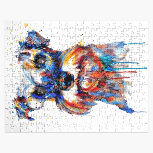 Van Gogh Chihuahua Wooden Jigsaw Puzzle