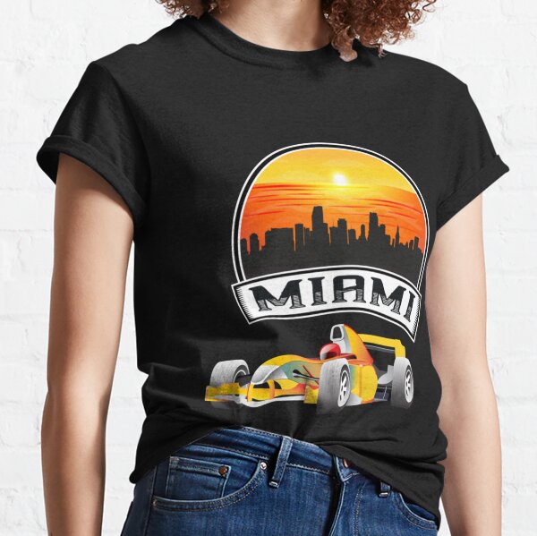 McLAREN WOMENS MIAMI PALM GRAPHIC T-SHIRT - Castore Silverstone