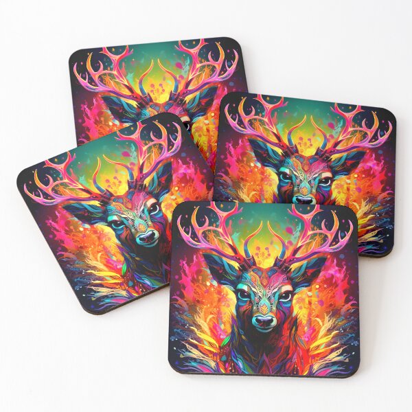 Item preview, Rainbow Deer designed and sold by NRGArtwork.