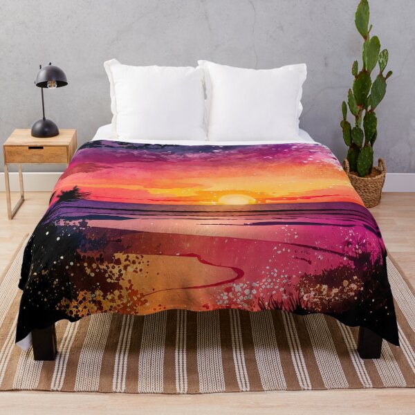 Item preview, Purple Sunset on the Beach designed and sold by cece4410.