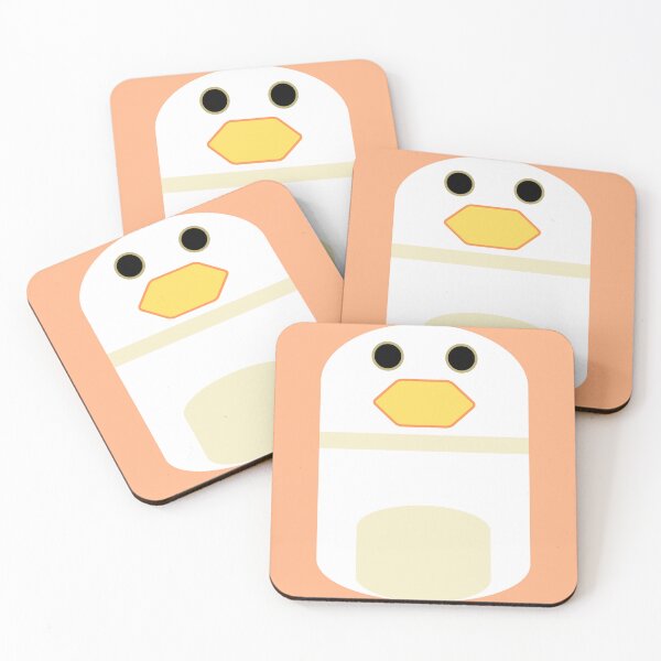 Item preview, white duckpill on orange background designed and sold by kaylakat6.