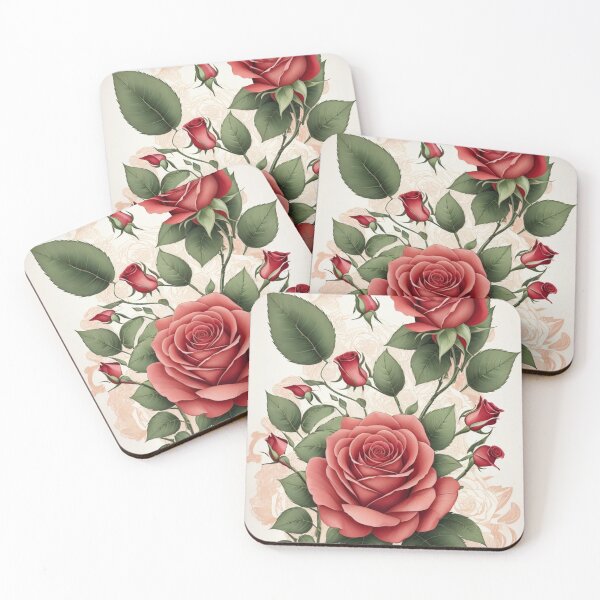 Item preview, Nature's Elegance: Intricate Rose Pattern designed and sold by CreateUniverse.