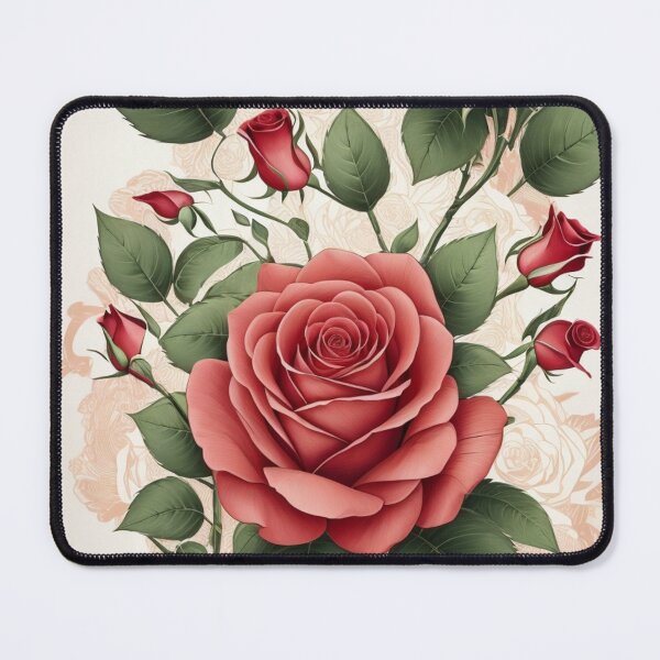 Item preview, Nature's Elegance: Intricate Rose Pattern designed and sold by CreateUniverse.