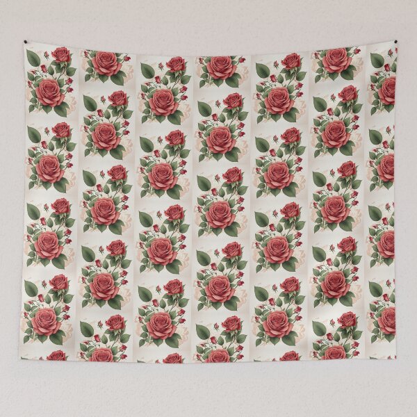 Item preview, Nature's Elegance: Intricate Rose Pattern designed and sold by CreateUniverse.