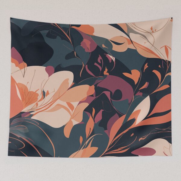 Item preview, Mesmerizing Floral Abstraction designed and sold by printyai.