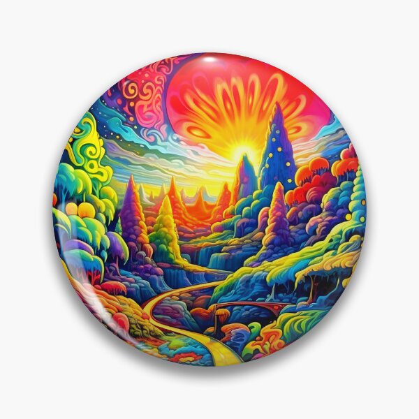 Item preview, Psychedelic Rainbow Land designed and sold by NRGArtwork.