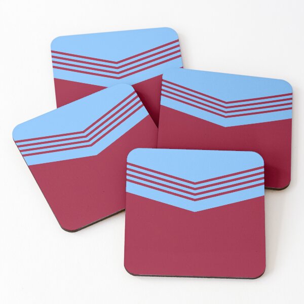 Item preview, West Ham 1976 Chevron Hoop Claret Sky Blue designed and sold by Sporting Colour.