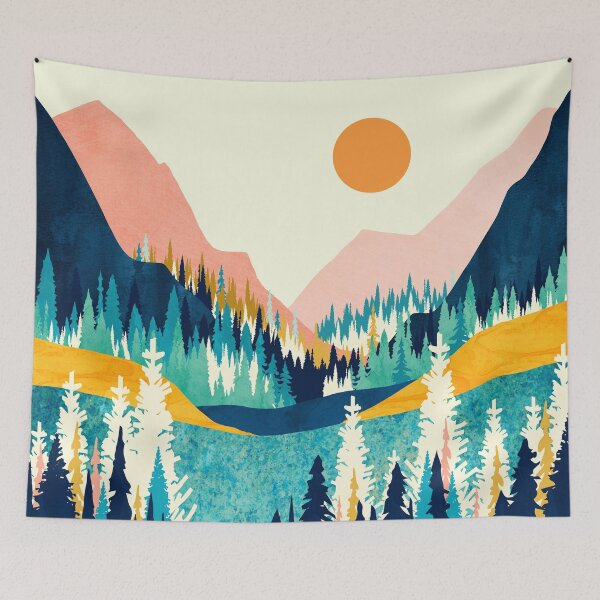 Item preview, Summer Valley Vista designed and sold by spacefrogdesign.