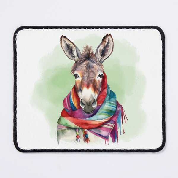 Item preview, Serape Donkey Artwork designed and sold by leslieuresti.