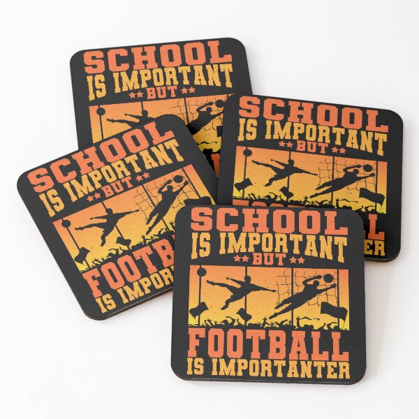 Item preview, School Is Important But Football Is Importanter | Is All About Soccer designed and sold by Qudkin.