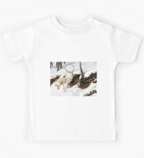 Ungewöhnliche White Deer Kinder T-Shirt