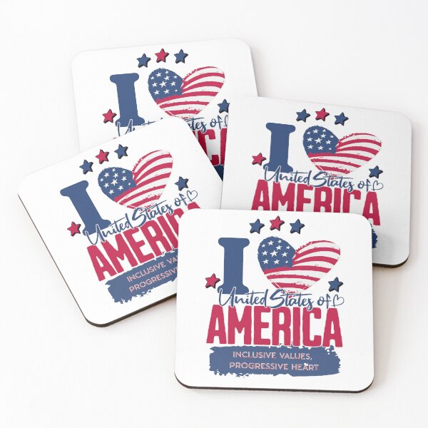 Item preview, I Heart America. Inclusive Values, Progressive Heart designed and sold by luisrdz86.