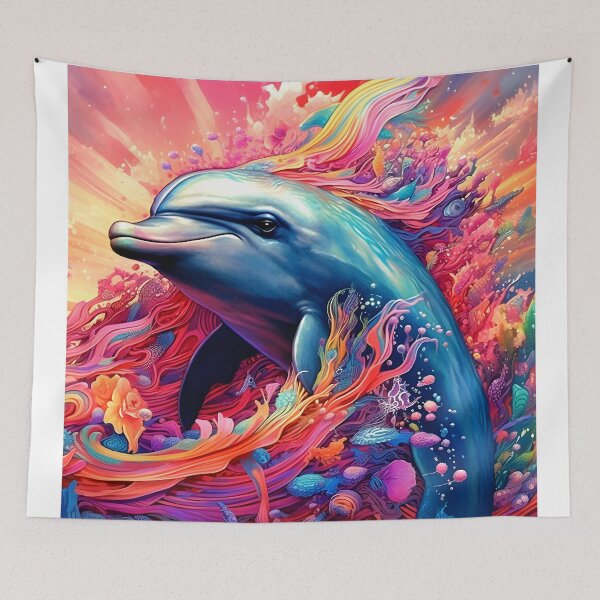 Item preview, Rainbow Dolphin designed and sold by NRGArtwork.