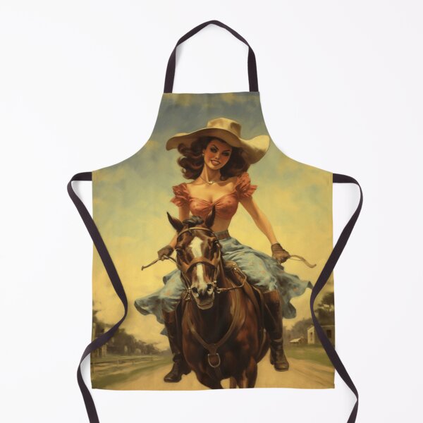 Item preview, A Pin Up Girl Riding a Horse designed and sold by GoodOldVintage.