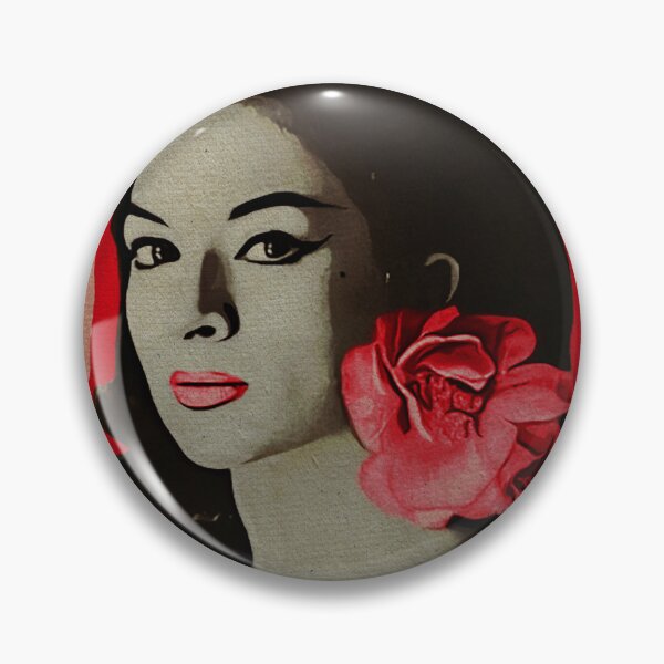 Item preview, Lola Flores Red Flower Vintage designed and sold by JmB Folkloricas.
