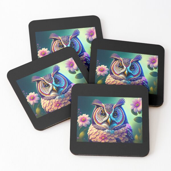 Item preview, colorful owl designed and sold by EuropeanPrints.