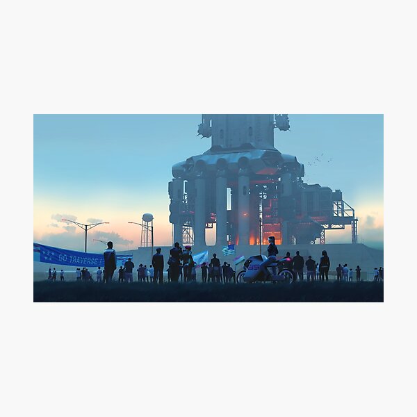Space Elevator Photographic Print