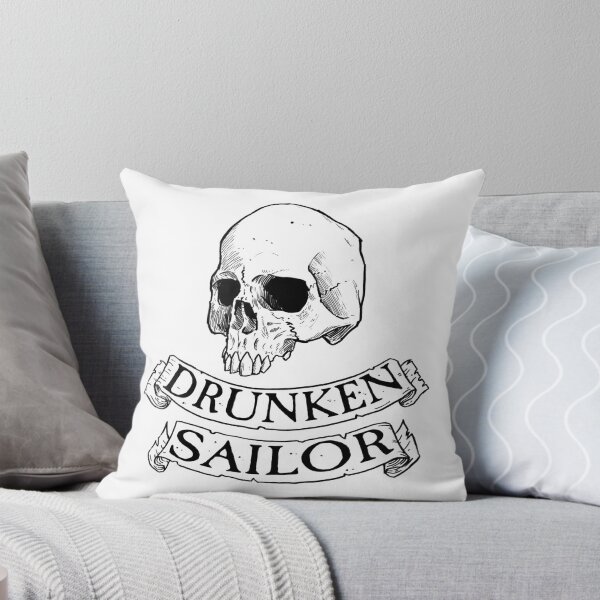 Item preview, Skull DRUNKEN SAILOR designed and sold by szymonoff.