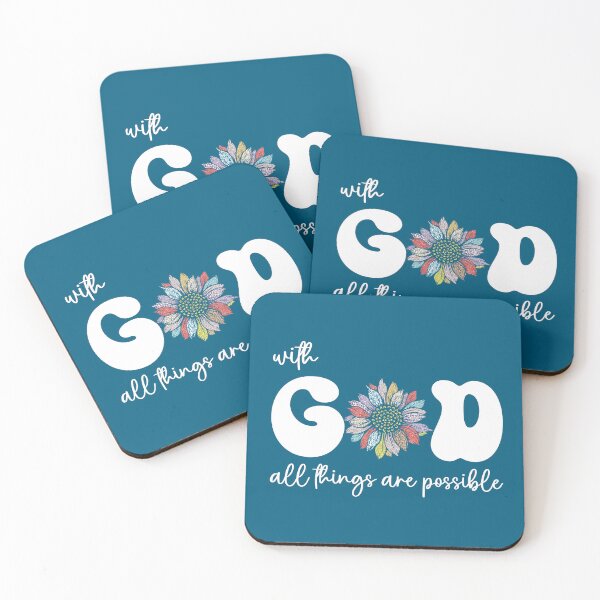 Item preview, With GOD All Things Are Possible designed and sold by FrescoDesign.