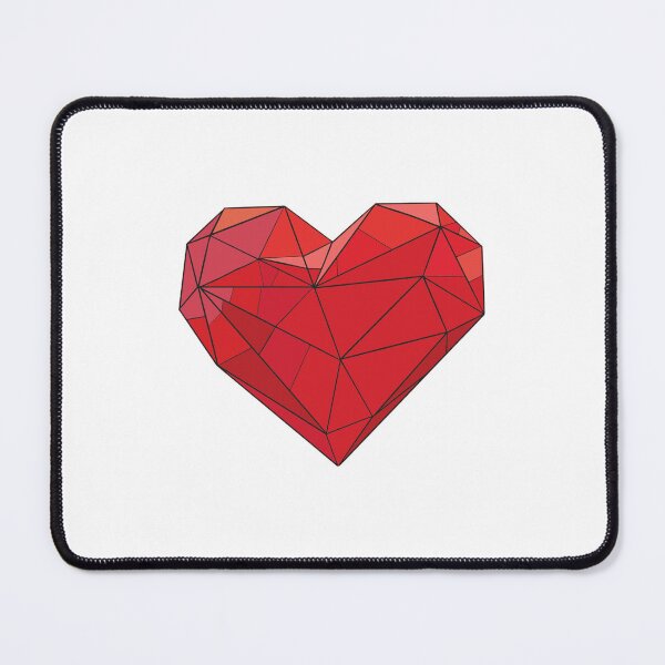 Item preview, Red Heart with Geometric Patterns, Valentine's Day designed and sold by GraphiTAR.