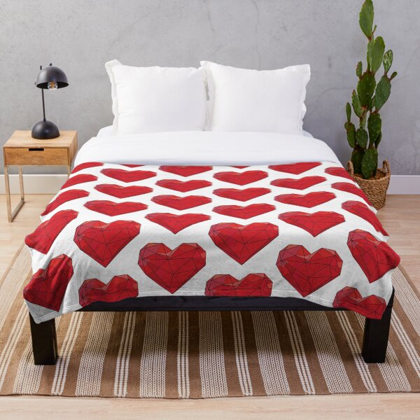 Item preview, Red Heart with Geometric Patterns, Valentine's Day designed and sold by GraphiTAR.
