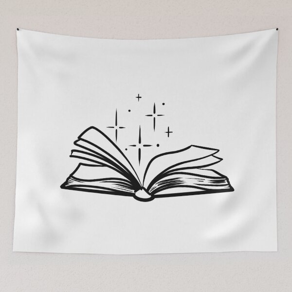 Item preview, Open Book Stars designed and sold by CuteTattoo.