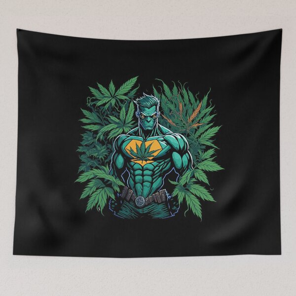 Item preview, Cannabis Superhero designed and sold by ZirumsGarden.
