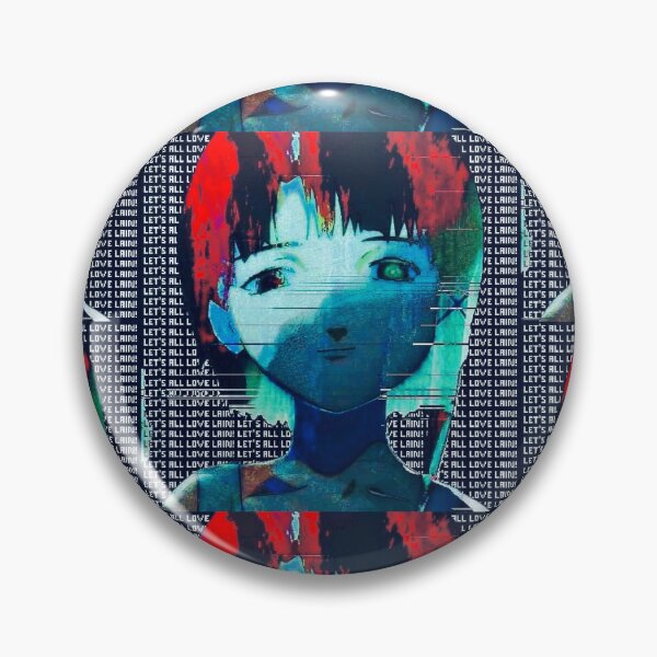 Item preview, Serial Experiments Lain Let’s All Love Lain Vaporwave Aesthetic designed and sold by MKCreationss.