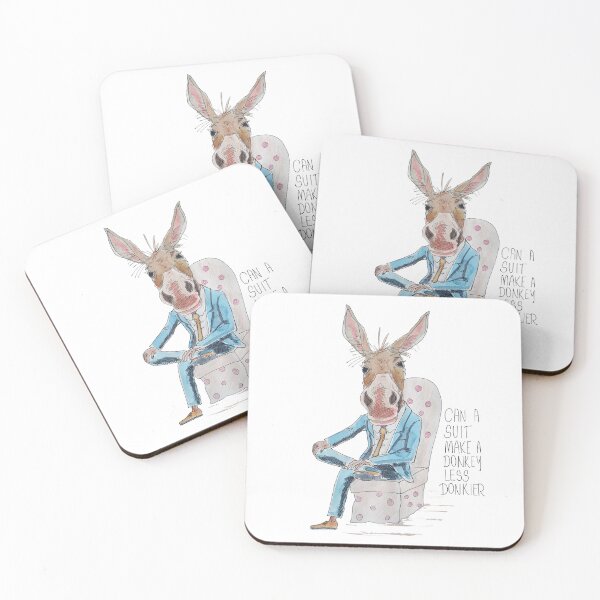 Item preview, Donkey in a Suit designed and sold by WallJamboree.