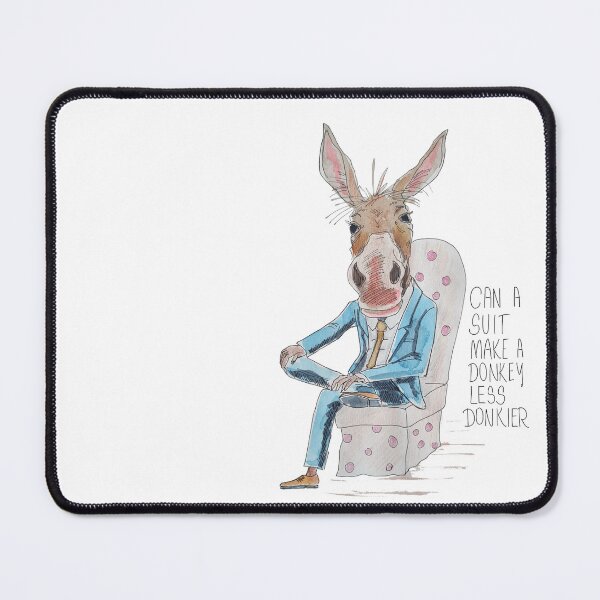 Item preview, Donkey in a Suit designed and sold by WallJamboree.