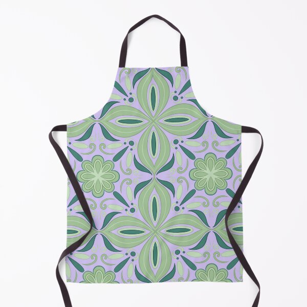 Item preview, Matcha and Lilac Repeating Wallpaper designed and sold by viridessense.