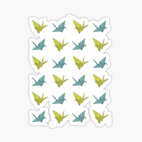 Item preview, Paper Cranes - Transparent designed and sold by lilchickenstick.