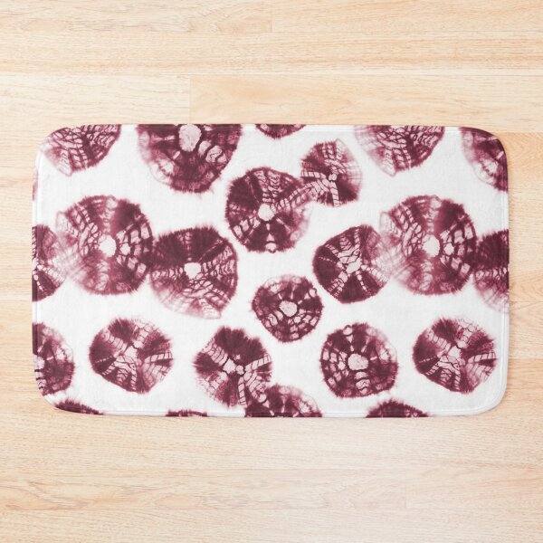 Item preview, Shibori Kumo wine dots over white designed and sold by marufemia.