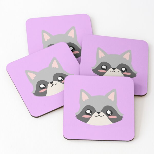 Item preview, cute raccoon face designed and sold by yessebel.