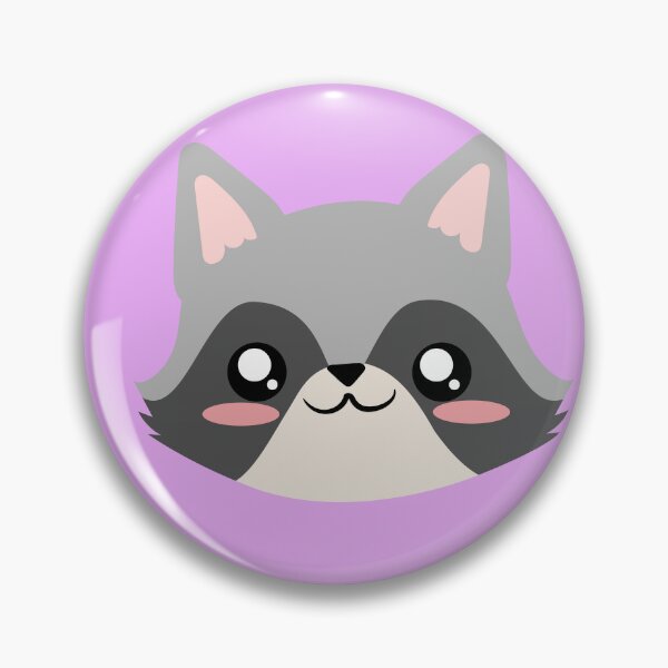 Item preview, cute raccoon face designed and sold by yessebel.